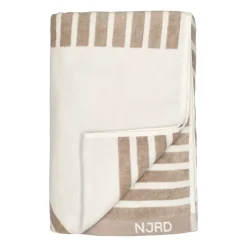 NJRD Toallas De Baño|Toallas De Mano Y Cortesía<Toalla de baño Stripes 100x150 cm, Beige