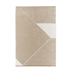 NJRD Toallas De Baño|Toallas De Mano Y Cortesía<Toalla de baño Stripes 100x150 cm, Beige