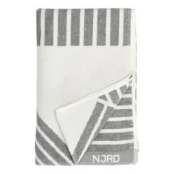 NJRD Toalla de baño Stripes 70x140 cm, Gris New