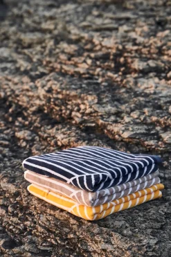 NJRD Toalla de baño Stripes 70x140 cm, Azul Clearance