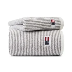 Lexington Toallas De Mano Y Cortesía<Toalla de mano Icons Original Striped 50x100 cm, White-gray GrisBlanco