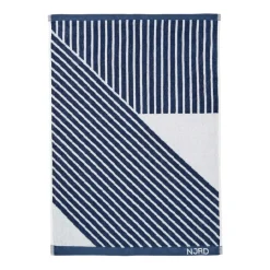 NJRD Toalla de manos Stripes 50x70 cm, Azul Discount