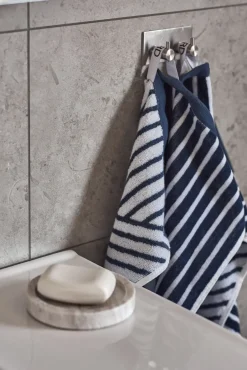 NJRD Toalla de manos Stripes 50x70 cm, Azul Discount