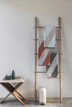 Mette Ditmer Toallas De Mano Y Cortesía<Toalla Diagonal, Mint, 50x90 cm GrisAzul