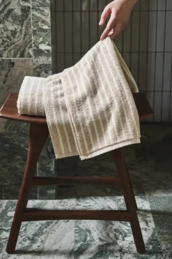 Scandi Living Toalla Drift 50x70 cm, Beige-blanco BeigeBlanco Online