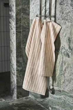 Scandi Living Toalla Drift 50x70 cm, Beige-blanco BeigeBlanco Online