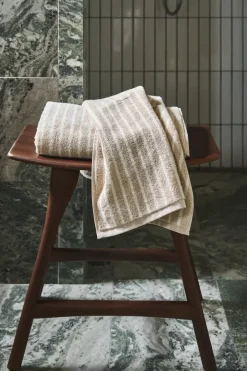 Scandi Living Toalla Drift 50x70 cm, Beige-blanco BeigeBlanco Online