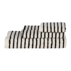 Scandi Living Toallas De Mano Y Cortesía<Toalla Drift 30x50 cm, Blanco-negro BlancoNegro