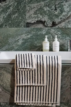 Scandi Living Toallas De Mano Y Cortesía<Toalla Drift 50x70 cm, Blanco-negro BlancoNegro