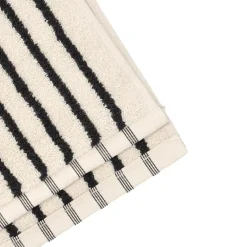 Scandi Living Toallas De Mano Y Cortesía<Toalla Drift 50x70 cm, Blanco-negro BlancoNegro