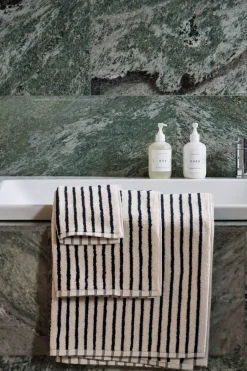 Scandi Living Toallas De Mano Y Cortesía<Toalla Drift 50x70 cm, Blanco-negro BlancoNegro