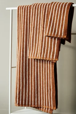 Scandi Living Toallas De Mano Y Cortesía<Toalla Drift 30x50 cm, Marrón-blanco MarrónBlanco