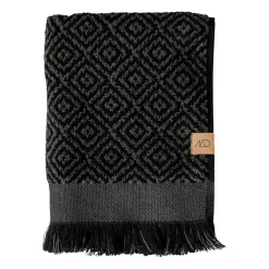 Mette Ditmer Toalla Morocco 70x135 cm, Black-grey GrisNegro Hot