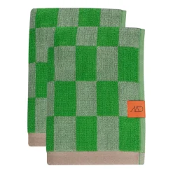 Mette Ditmer Toallas De Mano Y Cortesía<Toalla Retro, Classic green, 40x55 cm, Set de 2 Verde