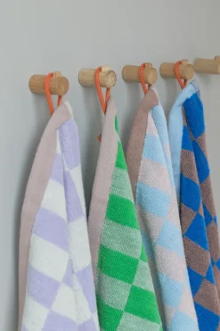 Mette Ditmer Toallas De Mano Y Cortesía<Toalla Retro, Classic green, 40x55 cm, Set de 2 Verde