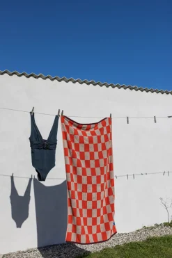 Mette Ditmer Toallas De Mano Y Cortesía<Toalla Retro, Dark orange, 50x90 cm Naranja