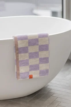 Mette Ditmer Toallas De Baño|Toallas De Mano Y Cortesía<Toalla Retro, Lilac, 70x133 cm PúrpuraGris