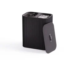 Joseph Joseph Cestos Para La Colada<Tota Luxe cesta de ropa 90 L, Black Negro