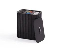 Joseph Joseph Cestos Para La Colada<Tota Trio Luxe cesta de ropa 90 L, Black Negro