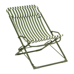 Lafuma Tumbonas Y Sillas Para Tomar El Sol|Sillas De Exterior<Transaswing Multi tumbona, Rayures Musgo Verde