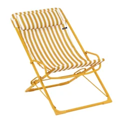 Lafuma Transaswing Multi tumbona, Rayas miel Amarillo Online