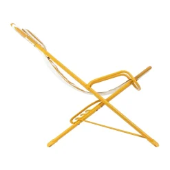 Lafuma Transaswing Multi tumbona, Rayas miel Amarillo Online