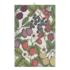 Ekelund Linneväveri Paños De Cocina|Paños De Cocina<Trädgårdsbär Paño de cocina, 40x60 cm Multi