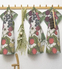 Ekelund Linneväveri Paños De Cocina|Paños De Cocina<Trädgårdsbär Paño de cocina, 40x60 cm Multi