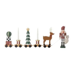 Bloomingville Tren de Navidad Vadim, Multi Verde Outlet