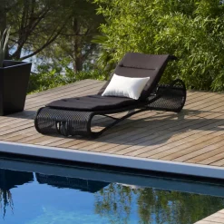 Cane-line Tumbonas Y Sillas Para Tomar El Sol<Tumbona Escape, Black Negro
