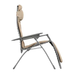 Lafuma Tumbona Futura BeComfort, Dark grey-moka Gris Hot