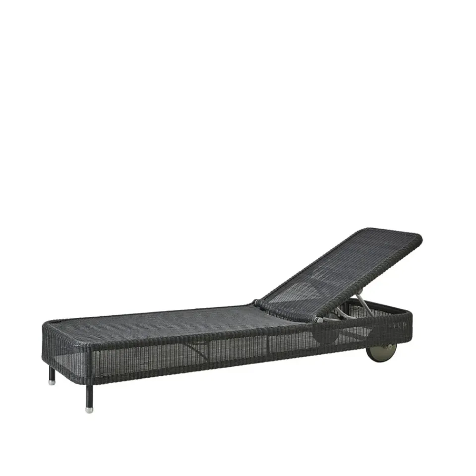 Cane-line Tumbona Presley weave, Graphite Gris Sale