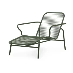 Normann Copenhagen Tumbonas Y Sillas Para Tomar El Sol<Tumbona Vig Chaise Lounge, Green Verde