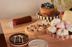 OYOY Bandejas Y Fuentes De Servir<uente de servir Toppu Fgrande Ø27 cm, Caramel-rose NaranjaRosa