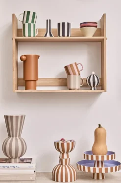 OYOY uente de servir Toppu Fgrande Ø27 cm, Caramel-lavender MarrónPúrpura New