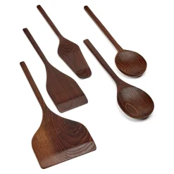 Serax Utensilios de cocina Pure 5 piezas, fresno oscuro Marrón Online