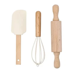 Nordwik Otros Utensilios De Repostería|Otros Utensilios De Cocina<Utensilios de repostería de silicona for barn 3 piezas, Crema BeigeMarrón