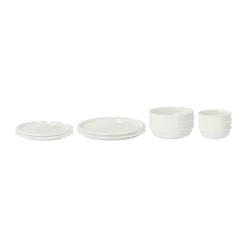 Zone Denmark Vajilla Eau 8 piezas, Offwhite Blanco Clearance