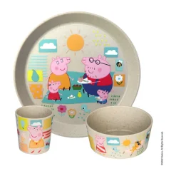 Koziol Juegos De Vajilla<Vajilla infantil Connect 3 piezas, Peppa Pig Beige