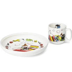 Moomin Arabia Vajilla infantil Mumin, Pequeña My Blanco