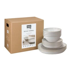 Denby Juegos De Vajilla<Vajilla Kiln Coral, Coral-beige, 12 piezas RosaBeige