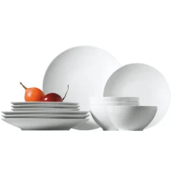 Rosenthal Vajilla Loft , 12 piezas Blanco Clearance