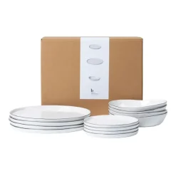 Broste Copenhagen Vajilla Nordic Salt, 12 piezas Blanco Online