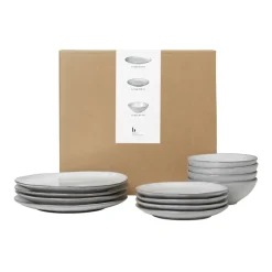 Broste Copenhagen Juegos De Vajilla<Vajilla Nordic Sand, 12 piezas Beige