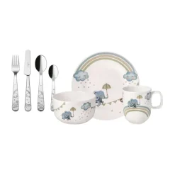 Villeroy & Boch Juegos De Vajilla|Vajillas Infantiles<Vajilla y cubiertos infantil Walk like an Elephant, 7 piezas Azul