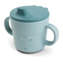 Done by deer Tazas Infantiles|Vajillas Infantiles<Vaso con boquilla Happy Dots foodie 21,5 cl, Blue Azul