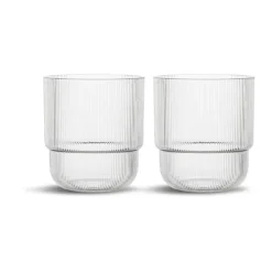 Sagaform Vaso de agua Billi 40 cl, set de 2 Transparente Sale