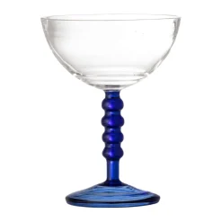 Bloomingville Vaso de cóctel Noemi 23 cl, Azul Outlet