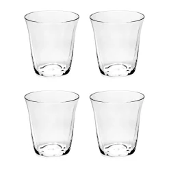 Serax Vaso espresso de doble cristal Silhouette 11 cl set de 4, Clear Transparente New