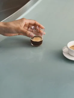 Serax Vaso espresso de doble cristal Silhouette 11 cl set de 4, Clear Transparente New